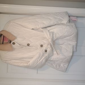 NWT kate spade belted quilted jacket